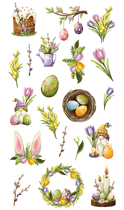 В продажу поступили пасхальные наклейки - переводилки