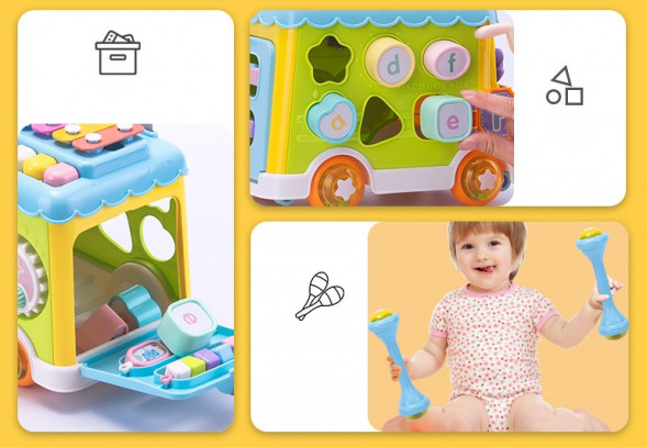 Развивающая игрушка &quot;Веселый автобус&quot;