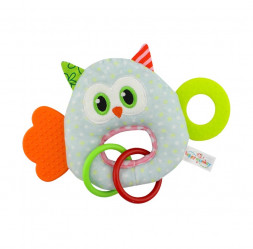 Мягкая погремушка Сова