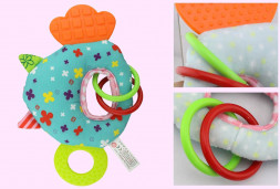 Мягкая погремушка Сова