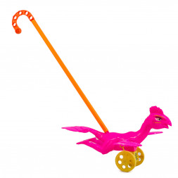 Каталка с ручкой &quot;Птица-Дракон&quot; 866C