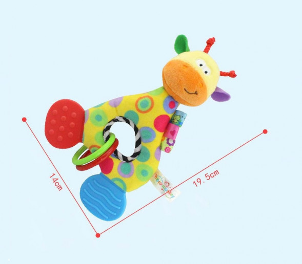 Мягкая погремушка Жираф