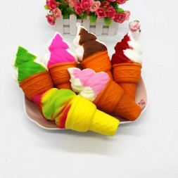 Сквиш игрушка антистресс рожок мороженного