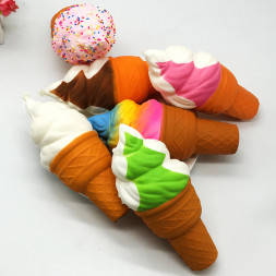 Сквиш игрушка антистресс рожок мороженного