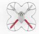 Квадрокоптер-дрон радиоуправляемый Hubsan c КАМЕРОЙ 2.4G