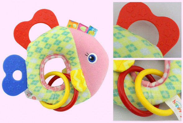 Мягкая погремушка Рыбка