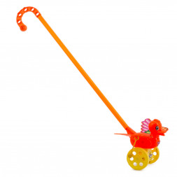 Каталка с ручкой &quot;Утка&quot; 155-2562