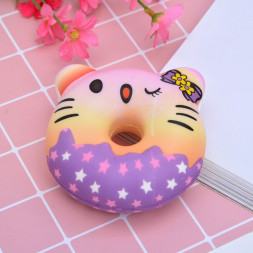 Сквиш игрушка антистресс животные-пончики