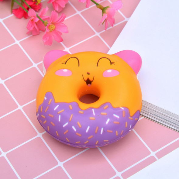 Сквиш игрушка антистресс животные-пончики