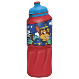 Бутылка пластиковая (спортивная 530 мл). Щенячий патруль. Веселый