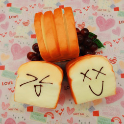 сквиш игрушка антистресс тосты