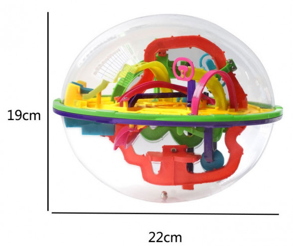 Шар-лабиринт 208 ходов