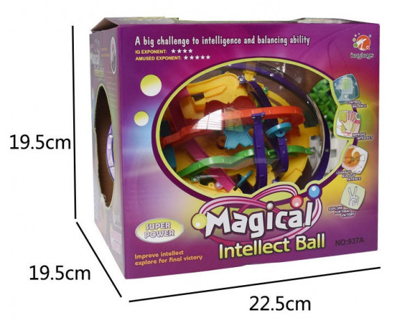 Шар-лабиринт 208 ходов