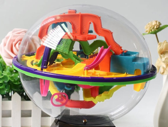 Шар-лабиринт 208 ходов