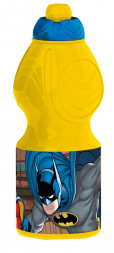 Бутылка пластиковая (спортивная, фигурная, 400 мл). Бэтмен