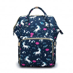 Сумка-рюкзак органайзер для мам Mommy bag с единорогом (в ассортименте)