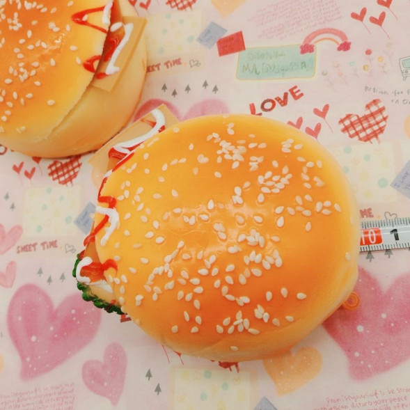 Сквиш игрушка антистресс бургеры