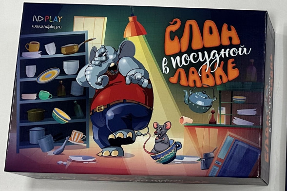 Игра настольная «Слон в посудной лавке» с маркировкой ND PLAY оптом