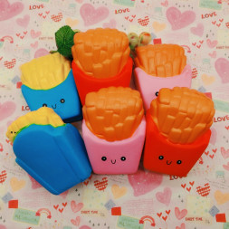 Сквиш игрушка антистресс картошка фри