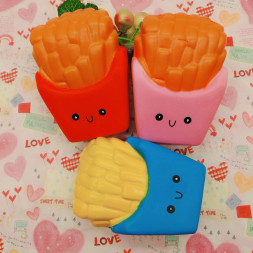 Сквиш игрушка антистресс картошка фри