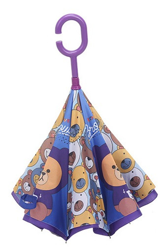 Зонт наоборот Медведь Браун