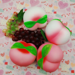 Сквиш игрушка антистресс розовые персики