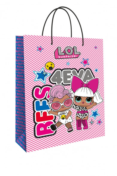 LOL. Пакет подарочный большой-4, 220*310*100 мм оптом