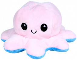 Осьминожка. Выворачивающаяся игрушка (розово-синий)