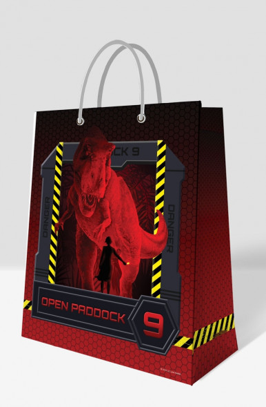 Jurassic Park. Пакет подарочный большой-3, 330*455*100 мм оптом