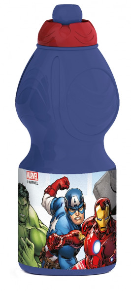 Бутылка пластиковая (спортивная, фигурная, 400 мл). Мстители Раскат грома оптом