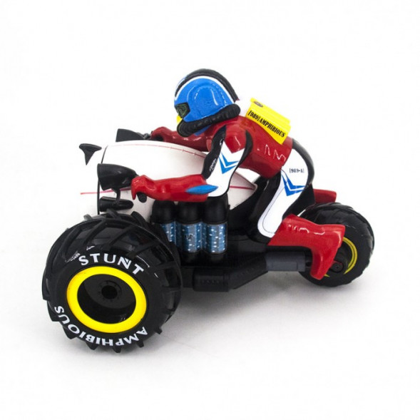 Радиоуправляемый мотоцикл амфибия трюковой