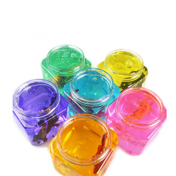 Слайм набор с животными и насекомыми