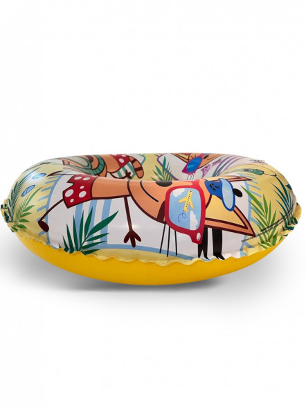 Круг  Три кота Пляж!  надувной, 60 см, шт оптом