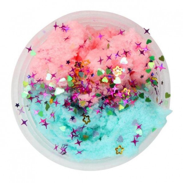 Слайм разноцветный с блестками