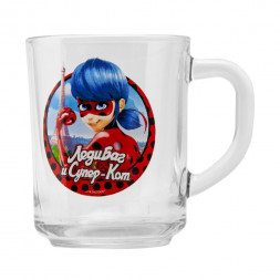 Кружка Леди Баг и Супер Кот Париж, мал. 230 мл, стекло
