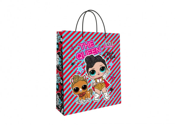 LOL. Пакет подарочный малый-3, 180*223*100 мм оптом