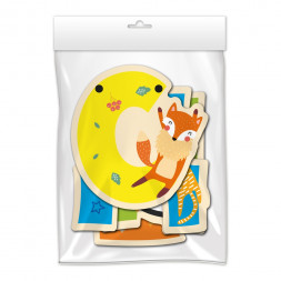 Гирлянда поздравительная С Днем рождения! Хэппи Зоо, фигурная