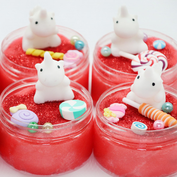 Слайм забавный динозавр