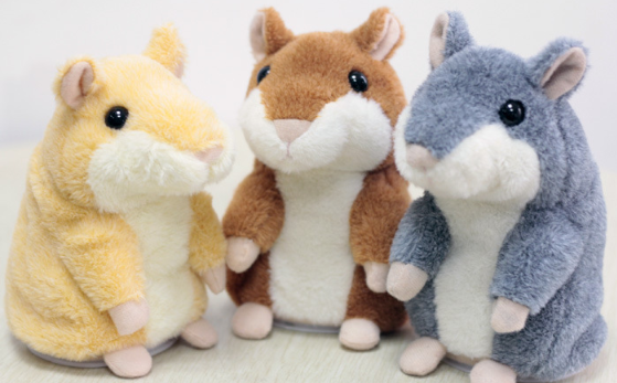 Хомяк-повторюшка на батарейках