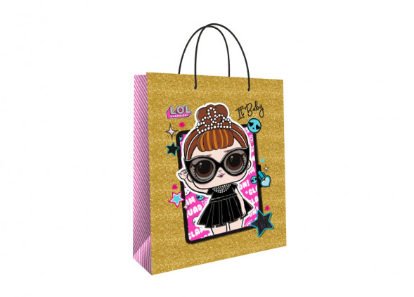 LOL. Пакет подарочный малый-4, 180*223*100 мм оптом