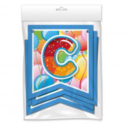 Гирлянда поздравительная С Днем рождения! Шары