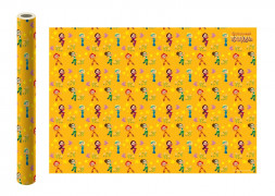 Сказочный патруль. Упаковочная бумага (желтая), 700*1000 мм, 2 шт в рулоне