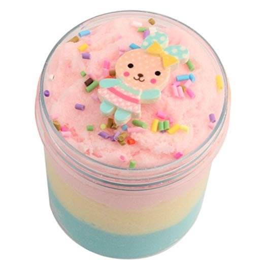 Слайм зайка в конфетти 