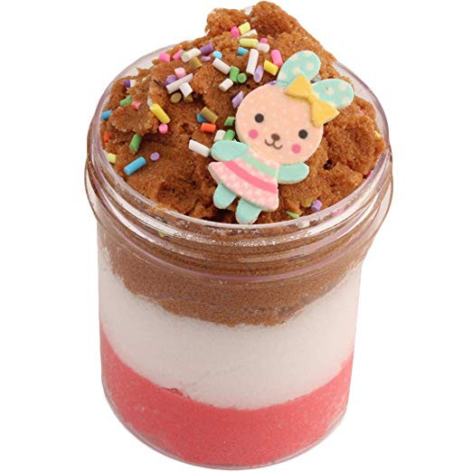 Слайм зайка в конфетти 