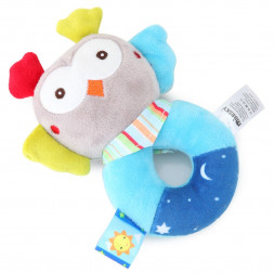 Мягкая погремушка Мудрая Сова