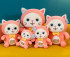 Мягкая игрушка Котик с рыбкой