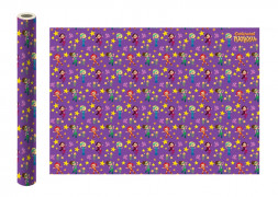 Сказочный патруль. Упаковочная бумага (фиолетовая), 700*1000 мм, 2 шт в рулоне