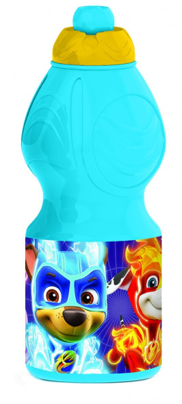 Бутылка пластиковая (спортивная, фигурная, 400 мл). Щенячий патруль. Могучие щенки оптом