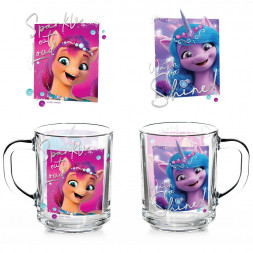Кружка Мой маленький пони: фильм 2, Сияй, 230 мл, стекло