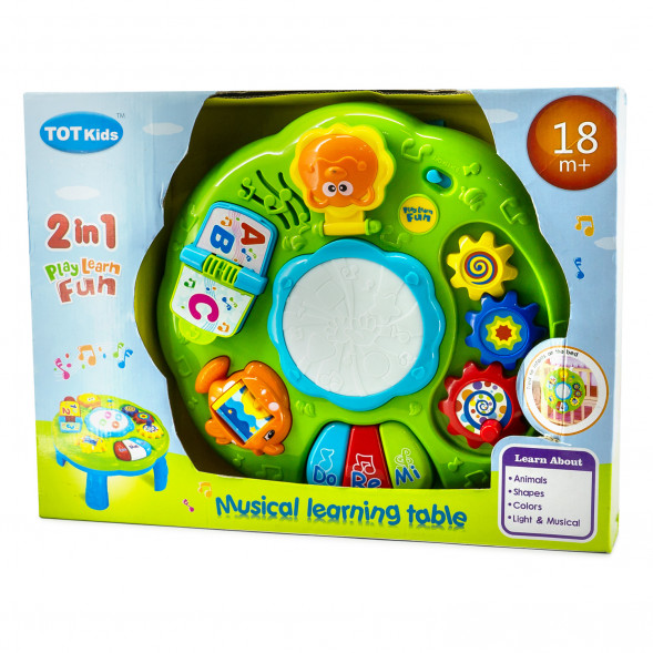 Музыкальный развивающий столик 2 в 1 1082 оптом